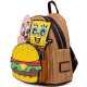 MINI SAC A DOS CRABBY PATTY / BOB L'EPONGE / LOUNGEFLY