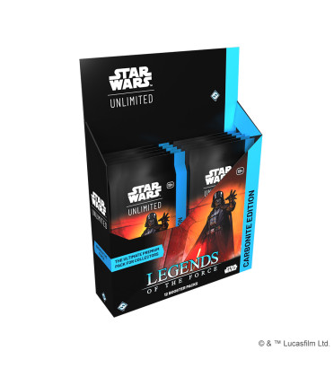 DISPLAY DE 12 BOOSTERS LEGENDS OF THE FORCE CARBONITE / CARTE ANGLAISE