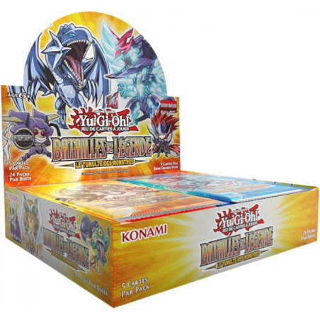 DISPLAY DE 24 BOOSTERS BATAILLES DE LEGENDE LE TUMULTE DES MONSTRES / CARTE YU-GI-OH VF