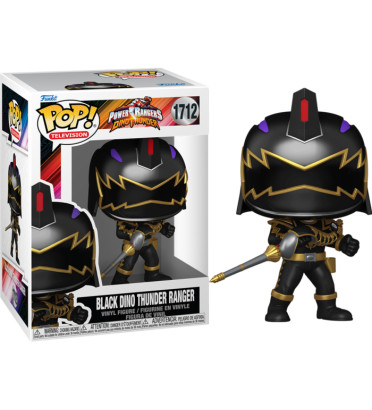 BLACK DINO THUNDER RANGER / POWER RANGERS DINO THUNDER / FIGURINE FUNKO POP