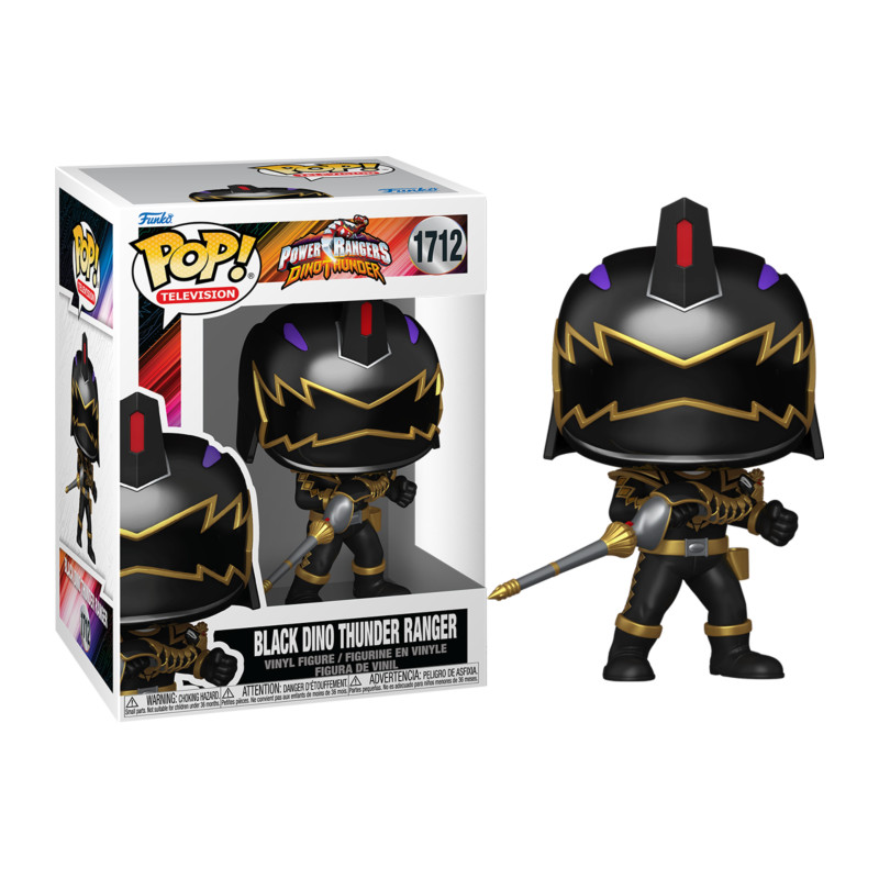 BLACK DINO THUNDER RANGER / POWER RANGERS DINO THUNDER / FIGURINE FUNKO POP