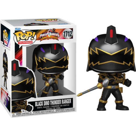BLACK DINO THUNDER RANGER / POWER RANGERS DINO THUNDER / FIGURINE FUNKO POP