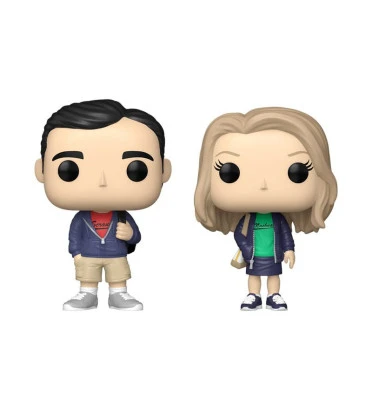 2 PACK MICHAEL SCOTT ET HOLLY FLAX / THE OFFICE / FIGURINE FUNKO POP