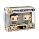 2 PACK MICHAEL SCOTT ET HOLLY FLAX / THE OFFICE / FIGURINE FUNKO POP