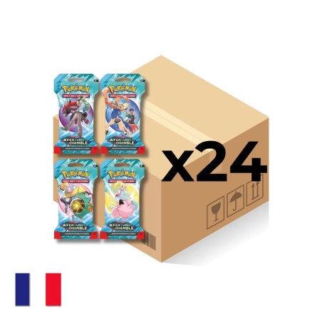 CASE DE 24 BLISTERS EV09 AVENTURES ENSEMBLES / CARTE POKEMON VF