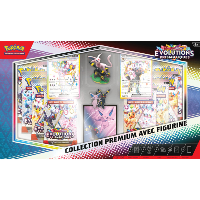 COLLECTION PREMIUM AVEC FIGURINE EV8.5 / CARTE POKEMON VF