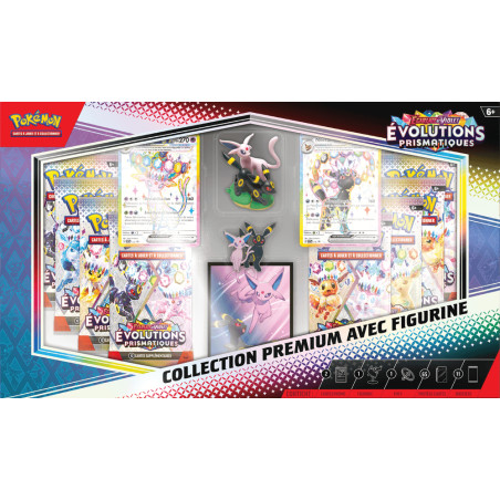 COLLECTION PREMIUM AVEC FIGURINE EV8.5 / CARTE POKEMON VF