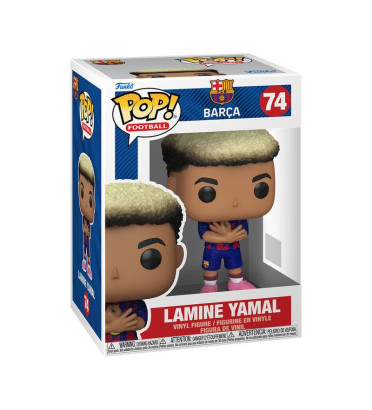 Funko Pop Lamine Yamal FC Barcelone figurine officielle Funko Pop Lamine Yamal FC Barcelone figurine officielle