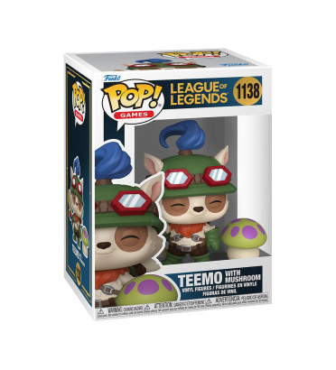 TEEMO WITH MUSHROOM / LEAGUE OF LEGENDS / FIGURINE FUNKO POP