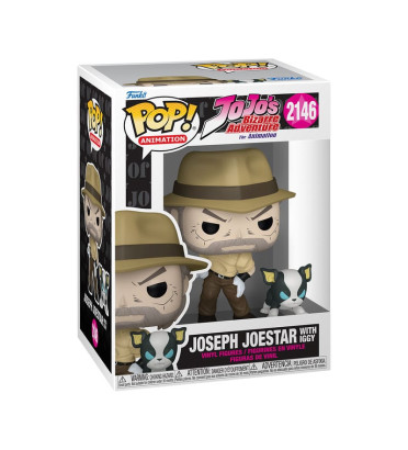 JOSEPH JOESTAR WITH IGGY / JOJO&#039;S BIZARRE ADVENTURE / FIGURINE FUNKO POP