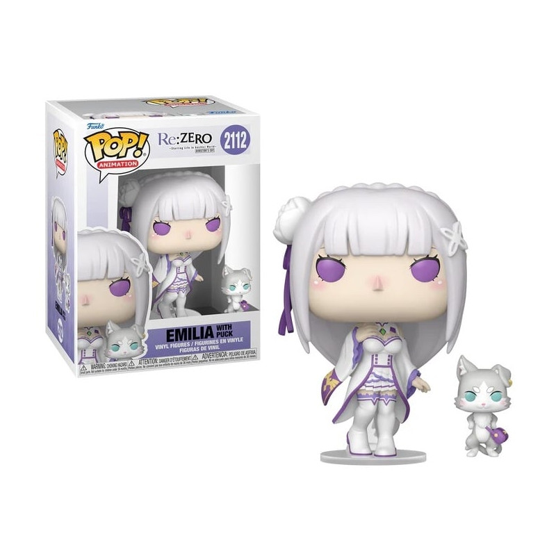 EMILIA WITH PUCK / RE ZERO / FIGURINE FUNKO POP