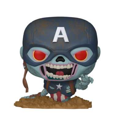 ZOMBIE CAPTAIN AMERICA / MARVEL ZOMBIES / FIGURINE FUNKO POP