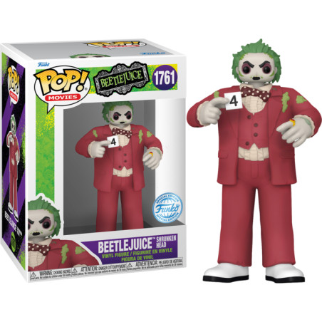 BEETLEJUICE SHRUNKEN HEAD / BEETLEJUICE / FIGURINE FUNKO POP / EXCLUSIVE SPECIAL EDITION