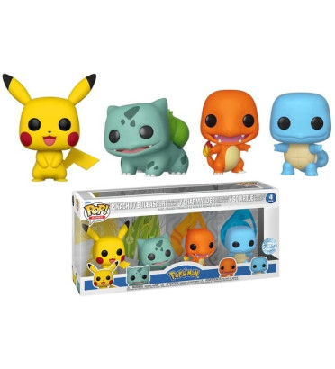 4 PACK STARTER POKEMON / POKEMON / FIGURINE FUNKO POP / EXCLUSIVE SPECIAL EDITION