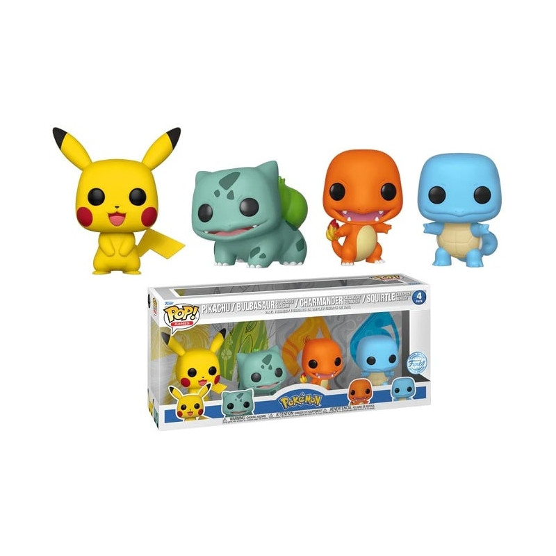 4 PACK STARTER POKEMON / POKEMON / FIGURINE FUNKO POP / EXCLUSIVE SPECIAL EDITION