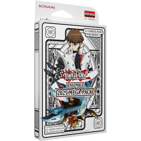 PACK DE 3 BOOSTERS ENSEMBLE 2025 MEGA PACK / CARTE YU-GI-OH VF