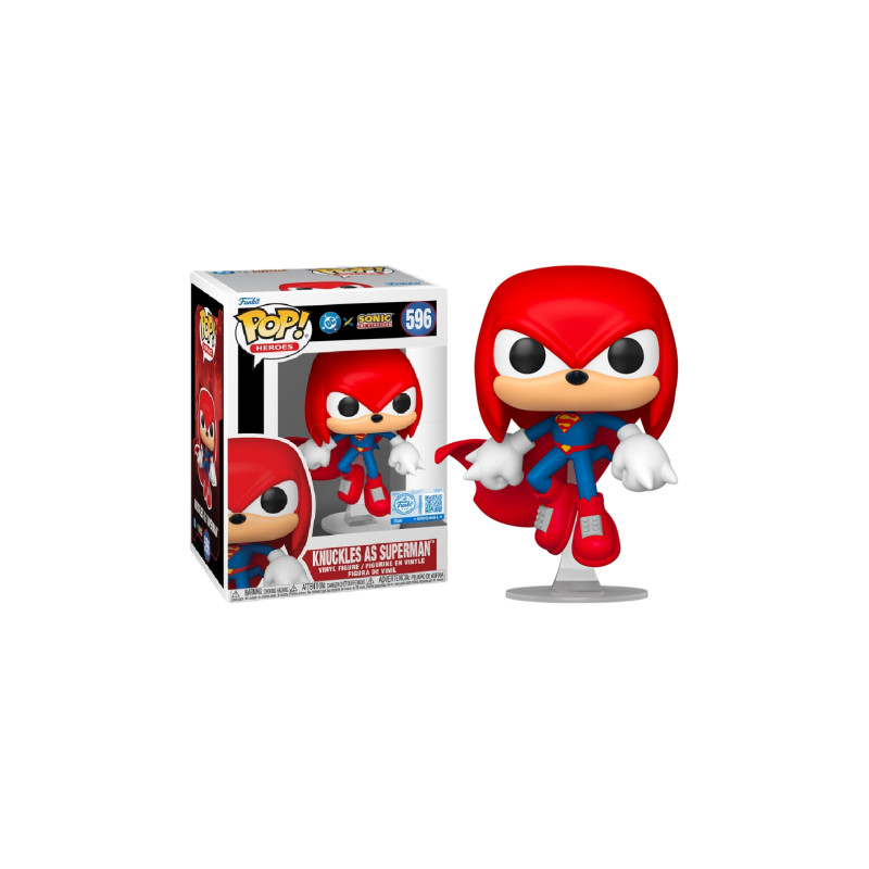 KNUCKLES AS SUPERMAN / SONIC / FIGURINE FUNKO POP