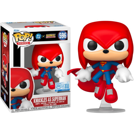 KNUCKLES AS SUPERMAN / SONIC / FIGURINE FUNKO POP