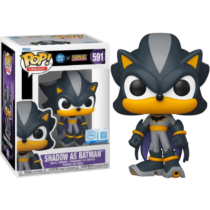 SHADOW AS BATMAN / SONIC / FIGURINE FUNKO POP