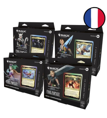 LOT DE 4 DECK COMMANDER FINAL FANTASY / CARTE MAGIC VF