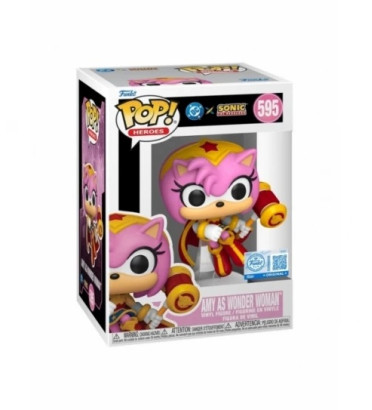 AMY AS WONDER WOMAN / SONIC / FIGURINE FUNKO POP