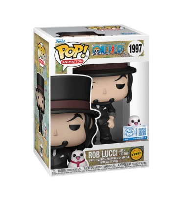 ROB LUCCI WITH HATTORI / ONE PIECE / FIGURINE FUNKO POP / EXCLUSIVE SPECIAL EDITION / CHASE