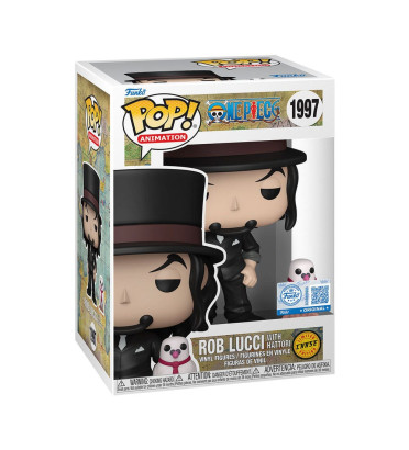 ROB LUCCI WITH HATTORI / ONE PIECE / FIGURINE FUNKO POP / EXCLUSIVE SPECIAL EDITION / CHASE ROB LUCCI WITH HATTORI / ONE PIECE / FIGURINE FUNKO POP / EXCLUSIVE SPECIAL EDITION / CHASE