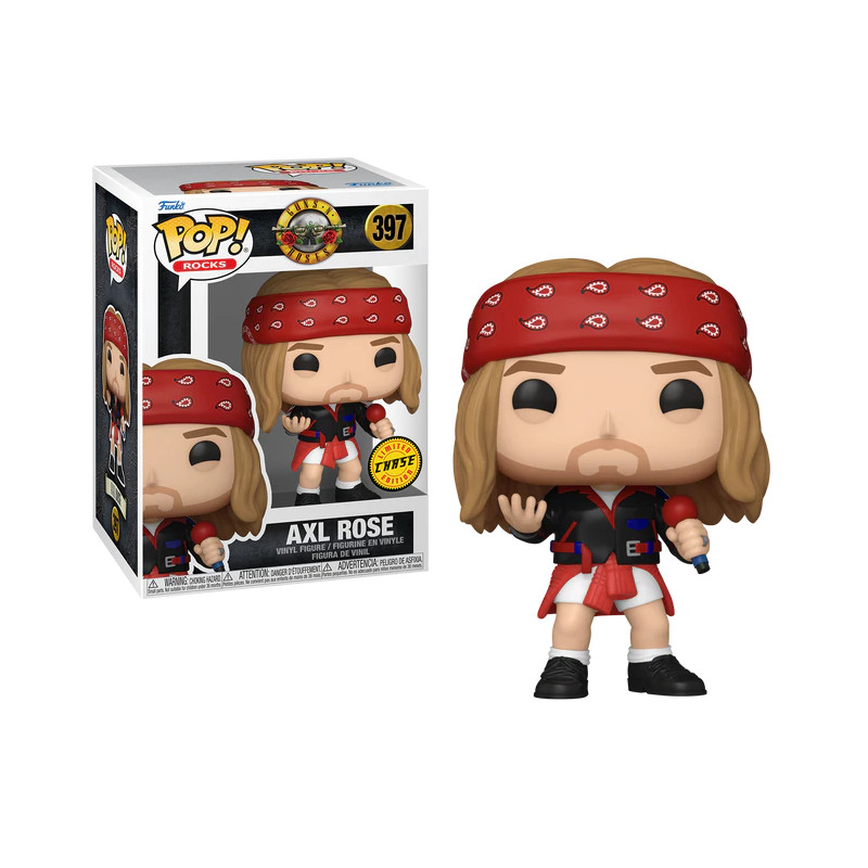 AXL ROSE 1980S / GUNS N ROSES / FIGURINE FUNKO POP / CHASE