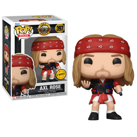 AXL ROSE 1980S / GUNS N ROSES / FIGURINE FUNKO POP / CHASE