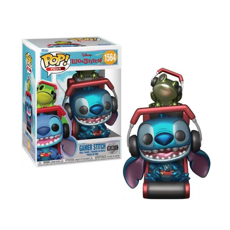 GAMER STITCH METALLIC / LILO ET STITCH / FIGURINE FUNKO POP