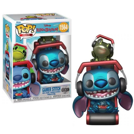 GAMER STITCH METALLIC / LILO ET STITCH / FIGURINE FUNKO POP