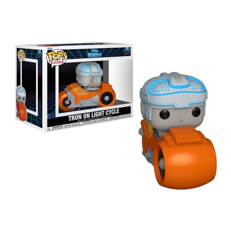 TRON ON LIGHT CYCLE / TRON 1982 / FIGURINE FUNKO POP