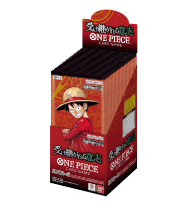 DISPLAY DE 24 BOOSTERS ONE PIECE INHERITED WILL OP-13 / CARTE JAPONAISE