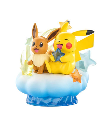 PRIME FIGURE PIKACHU NEBULA ET EVOLI / POKEMON / FIGURINE FUNISM