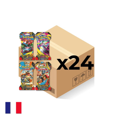 CASE DE 24 BOOSTERS BLISTERS MEGA EVOLUTION ME-01 / CARTE POKEMON VF