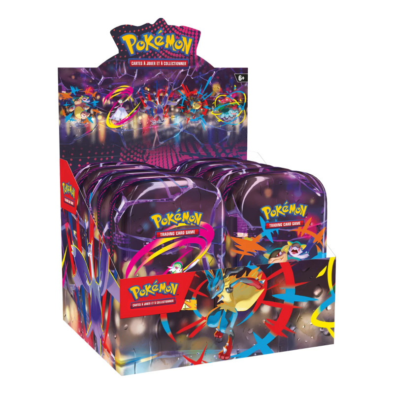 DISPLAY DE 10 MINI TIN MEGA EVOLUTION / CARTE POLEMON VF