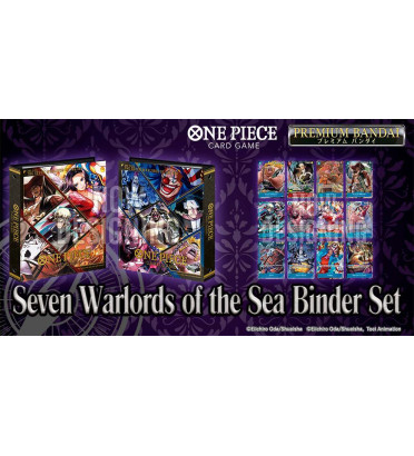 BINDER SET SEVEN WARLORDS OF THE SEA ONE PIECE / CARTE ANGLAISE BINDER SET SEVEN WARLORDS OF THE SEA ONE PIECE / CARTE ANGLAISE