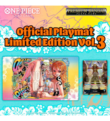 PLAYMAT NAMI LIMITED EDITION VOL 3 AVEC CARTE PROMO / CARTE ANGLAISE PLAYMAT NAMI LIMITED EDITION VOL 3 AVEC CARTE PROMO / CARTE ANGLAISE