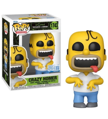 CRAZY HOMER / LES SIMPSONS / FIGURINE FUNKO POP / EXCLUSIVE SPECIAL EDITION