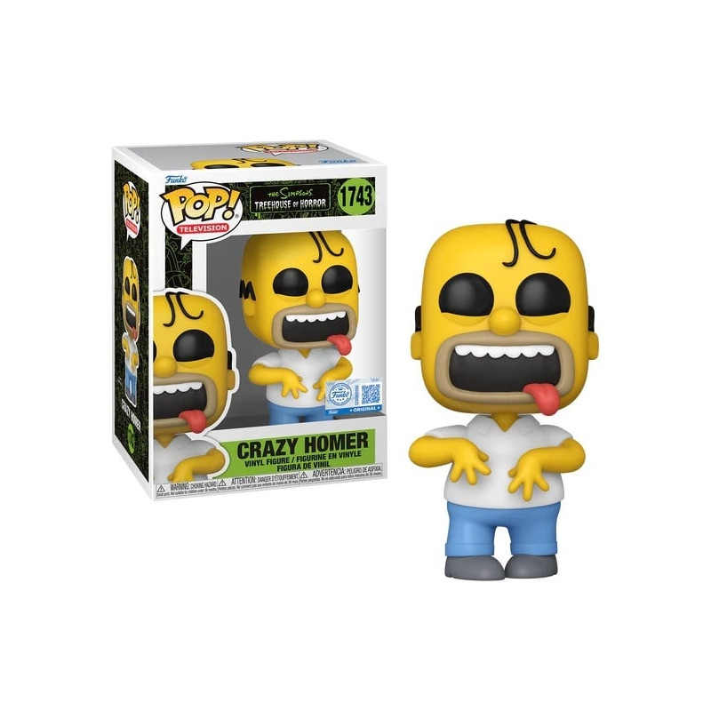 CRAZY HOMER / LES SIMPSONS / FIGURINE FUNKO POP / EXCLUSIVE SPECIAL EDITION