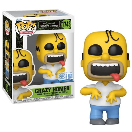 CRAZY HOMER / LES SIMPSONS / FIGURINE FUNKO POP / EXCLUSIVE SPECIAL EDITION