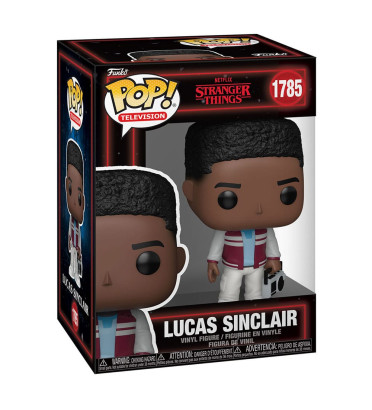 LUCAS SINCLAIR WITH BOOMBOX / STRANGER THINGS / FIGURINE FUNKO POP