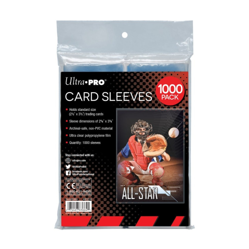 CARD SLEEVE X1000 / ULTRA PRO