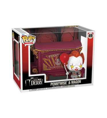 PENNYWISE AND WAGON / IT WELCOME TO DERRY / FIGURINE FUNKO POP