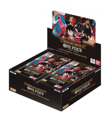 DISPLAY DE 24 BOOSTERS ONE PIECE LES NOUVEAUX EMPEREURS OP-09 / CARTE FRANCAISE
