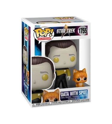 DATA WITH SPOT / STAR TREK / FIGURINE FUNKO POP DATA WITH SPOT / STAR TREK / FIGURINE FUNKO POP
