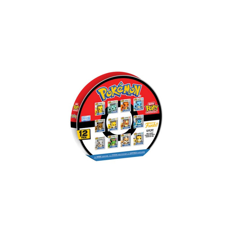 DIPLAY DE 12 FIGURINES POKEMON / FUNKO BITTY POP