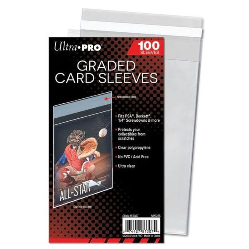 GRADED CARD SLEEVE X100 / ULTRA PRO
