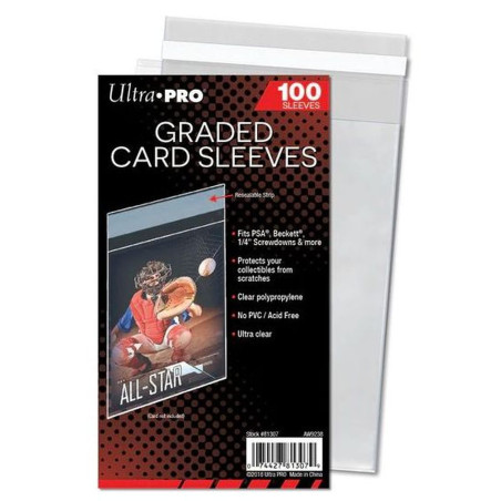 GRADED CARD SLEEVES X100 / ULTRA PRO
