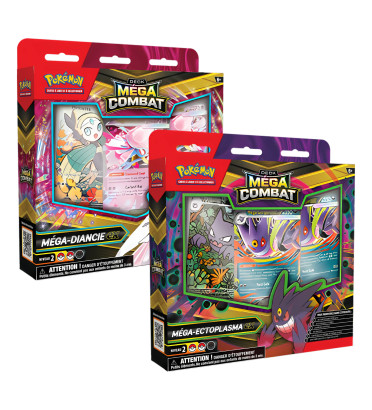 BUNDLE DECK MEGA COMBAT DIANCIE + ECTOPLASMA EX / CARTE POKEMON VF